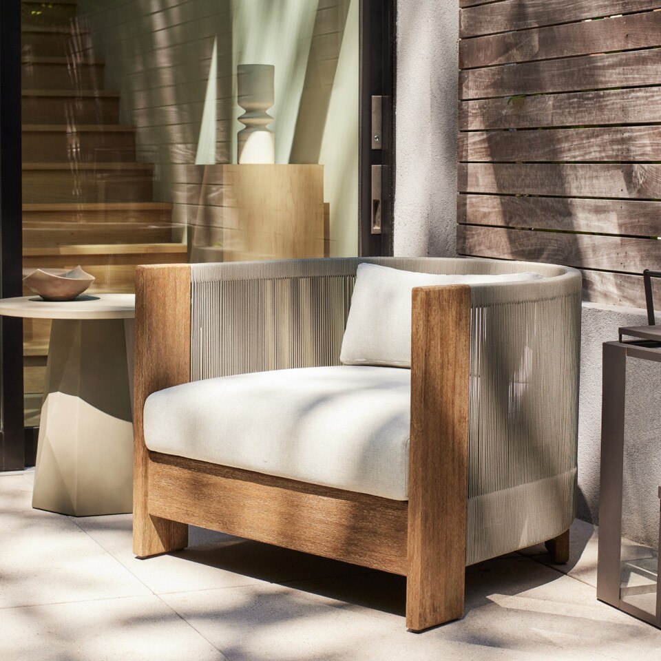 Porto Garden Lounge Chair | West Elm UK
